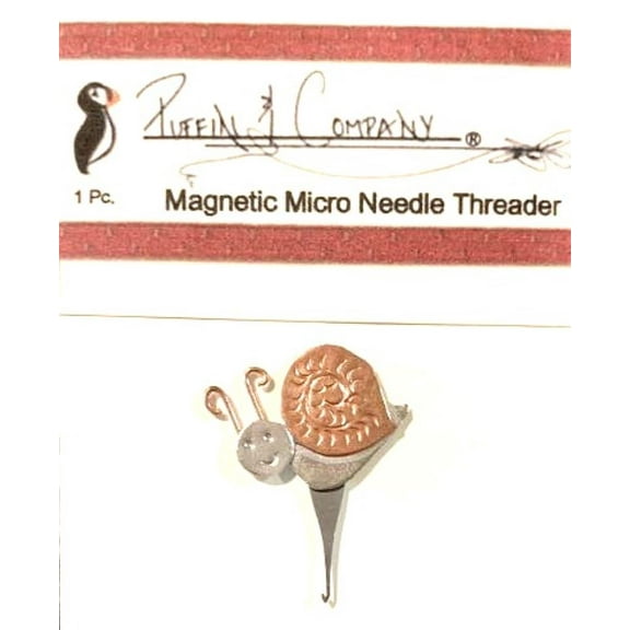 Puffin & Company Micro Needle Threader - Happy Snail