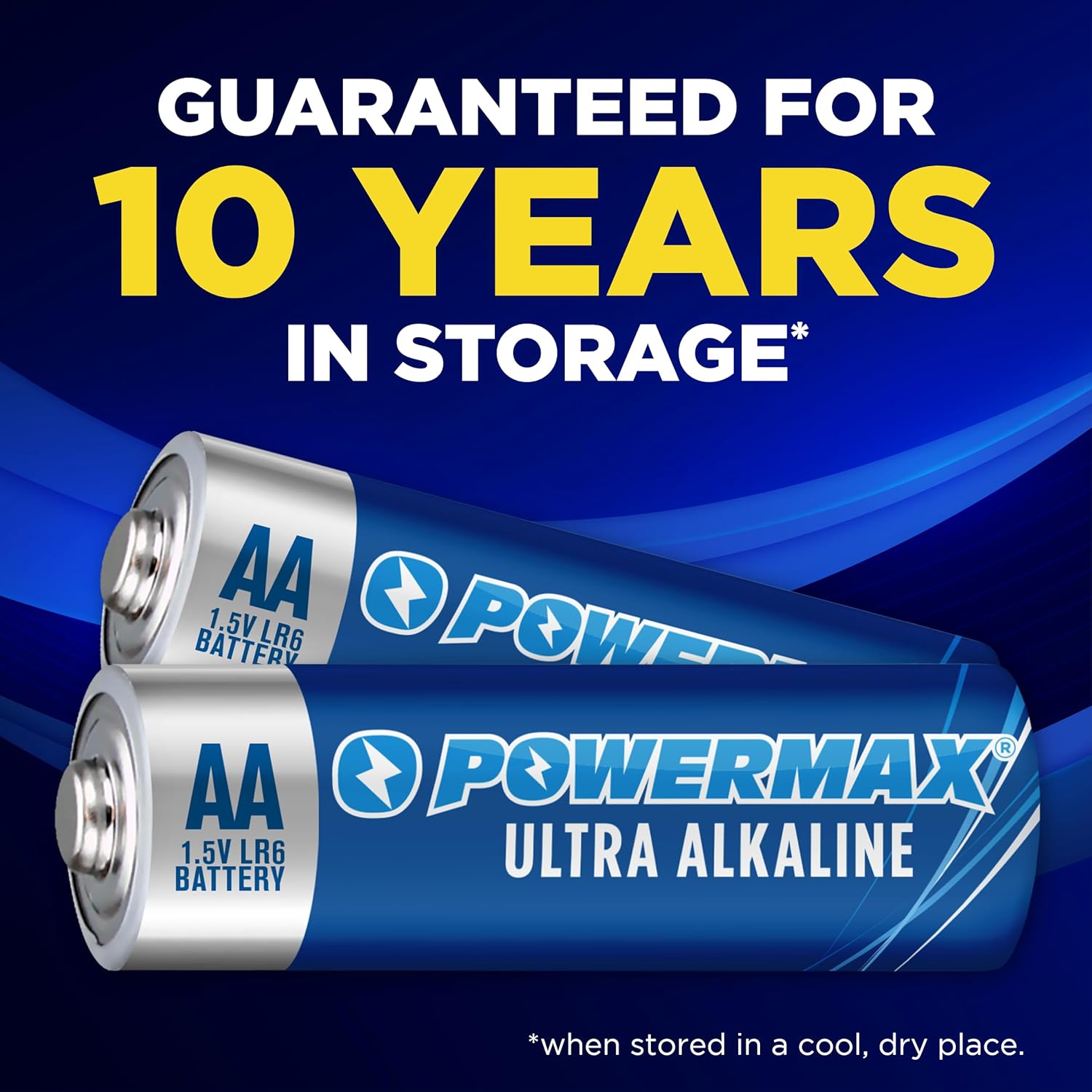 24-Count AA Batteries Ultra Long Lasting Alkaline Battery 10-Year Shelf Life Reclosable Packaging