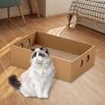 thumbnail image 3 of Caja rascadora para gatos Yuyangstore Cartón rascador grande Estilo A 47 cm x 31,5 cm x 14 cm, 3 of 8