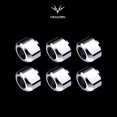 thumbnail image 1 of 6PCS Granzon GD-FT14 Anti-off Hard Tube Fitting , For OD14mm Hard PETG PMMA Pipe , G1/4'' Thread Water Cooling Fitting Silver, 1 of 6