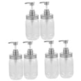 thumbnail image 4 of HOMEMAXS 6 pcs  Soap Pump Bottles Shampoo Dispensers Lotion Pump Bottles Refillable Dispenser(450ml), 4 of 8