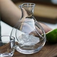 thumbnail image 2 of TAILTOSS Drinks Dispenser Glass Round Bottom 1Set 4.9x3.1x3.1in, 2 of 11