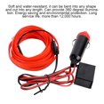 thumbnail image 4 of kurtrusly Light Strip Car LED Light String Water Resistant Flexible Car Interior Decorative Lamp Strip, Red, 4 of 8