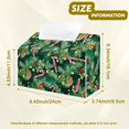 thumbnail image 7 of Bulopur Christmas Santa Tree Tissue Box Cover PU Leather Tissue Holder for Countertop Desk Bedroom Christmas Home Accent Decor, 7 of 7