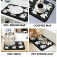 thumbnail image 4 of Drying Mat for Dishes Spooky Ghost Happy Halloween Night Coffee Bar Mat Absorbent Heat Resistant 18x24 Inch Dry Pad for Kitchen Fast Dry, 4 of 7