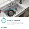 thumbnail image 7 of Elkay Classic 33'' x 22'' Double Basin Drop-In Kitchen Sink, 7 of 7