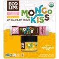 thumbnail image 2 of (2 pack) Eco Lips Mongo Kiss Organic Strawberry Lavender Lip Balm & Vanilla Honey Lip Scrub Combo Blister Pack, 2-piece, 2 of 9