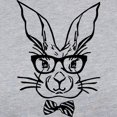 thumbnail image 3 of CafePress - Cute Hipster Easter Bunny Long Sleeve T Shirt - Womens Baseball Tee, 3 of 4