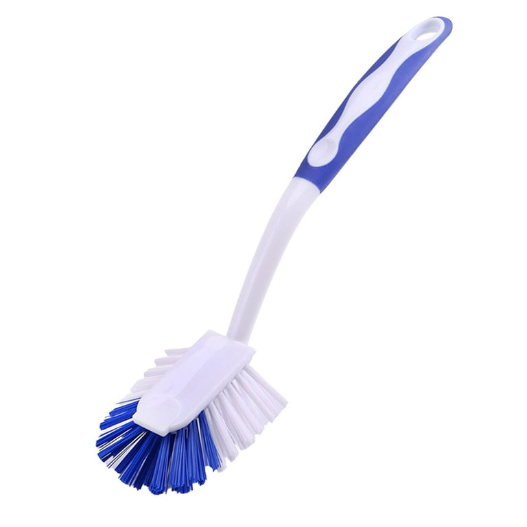 PRINxy Kitchen Dish Brush Dish Washing Brush With Handle Dish Brush Scrub  Brush For Pans Pots Dishwashing And Cleaning Brushes Blue 