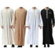 thumbnail image 4 of Kaftan musulmán con estampado para hombre, estilo realeza islámica de Dubái, túnica retro de cuello redondo y mangas largas, abaya holgada, kandoura, 4 of 5