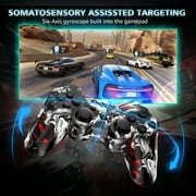 ISHAKO Wireless Controller for P3/PC, Game Remote with 6-Axis Seneor, Double Vibration Joystick