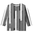 thumbnail image 5 of Frnrwgo Short Sleeve Uniform Shirts for Boys Girls Gray 3/4 Sleeve Crewneck T Shirt Lightweight Casual School Fashion Daily Spring Summer Shirt 3-12, 5 of 5