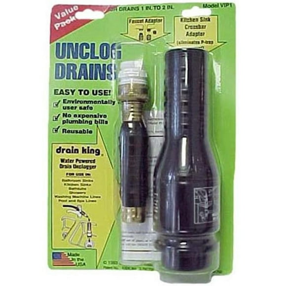 G T Water Products Drain King Value Pack