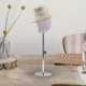 thumbnail image 4 of Estante de almacenamiento de gorras, modelo de cabeza de maniquí, soporte de exhibición para sombrero para y peluquero Gris Yuyangstore Soporte de exhibición de sombreros, 4 of 8