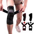 thumbnail image 2 of Bangcool Knee Sleeve Pain Relief Elastic Strap Knee Compression Knee Support Brace, 2 of 7