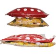 thumbnail image 5 of Bolsas de almacenamiento al vacío, bolsas gigantes para ahorrar espacio, bolsas de almacenamiento selladas al vacío para ropa, ropa de cama, edredones, ahorrando más espacio en el armario Rojo Verde, 5 of 5