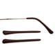 thumbnail image 3 of Qarigey 2 pares de soportes para piernas, cubiertas de pie universales antideslizantes de repuesto, cómodos accesorios de silicona para anteojos, Cadenas y cordones para anteojos Marrón Qarigey AP012437-03, 3 of 6