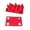 Red, variant on Gytml Slow Feed Bowl Insert, 13-Pillar Non-Clog Slow Eating Pad For Automatic Pet Feeders(White-5.71X4.53Inch)