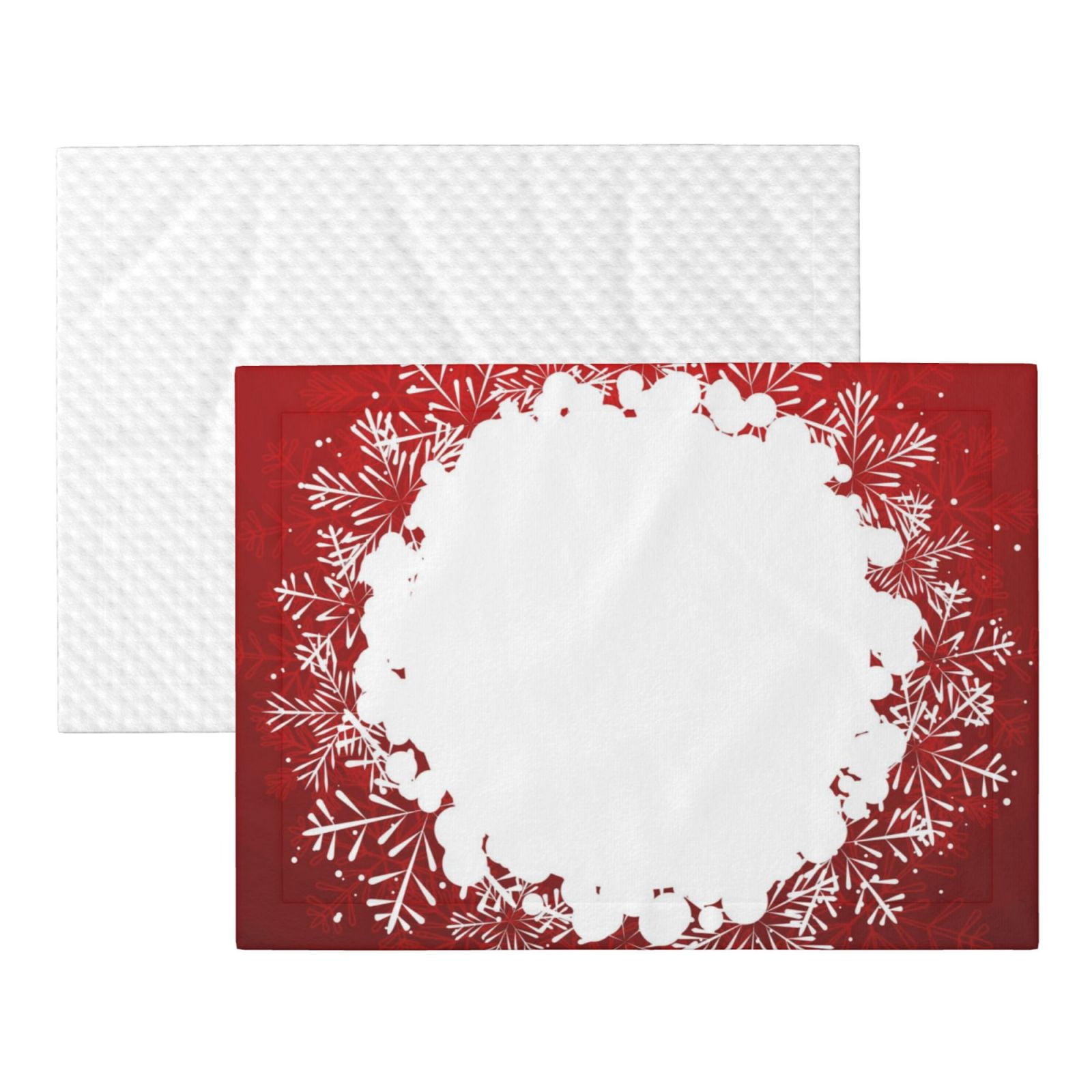 Naloa Winter Christmas Snowflake Dog Blanket, 3 Sizes Cat Blanket for Indoor Cats Large Medium Small Dog Gifts-Medium
