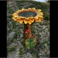 thumbnail image 5 of Bird Baths for Outdoors, Resin Sunflower Birdbath, Large Weather Resistant Bird Bath Bowl Garden Statue Basin, Bird Feeding Station for Yard, Sunflower Birdbaths for Outdoors,Backyard Garden Decor, 5 of 9