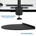 thumbnail image 3 of VIVO Black Steel Reinforcement Bracket Mount Plate for C-clamp Installations, 3 of 8