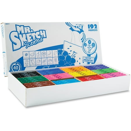 Mr. Sketch, SAN1905311, Scented Markers Classpack, 192 / Box