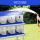 thumbnail image 4 of QinaQin Caja nido para gallinas de 6, 8 o 10 compartimentos con patas de soporte, diseño fácil de limpiar e instalar para proteger huevos, 4 of 7