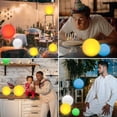 thumbnail image 2 of 4-Pack Swimming Pool Floating Pool Lights: 16 Color with Remote Control IP68 Waterproof LED Ball Light Floating Lights Remote Control RGB color changing light & Interior decoration lights, 2 of 8