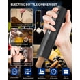 thumbnail image 3 of Abridor eléctrico de vino LCQSHENG recargable, set de 5 piezas, 3 of 8