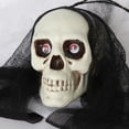 thumbnail image 3 of Agiferg Halloween Costume Props Horror Plastic Skull Ghost Curtain Hanging Hanging Ghost, 3 of 3