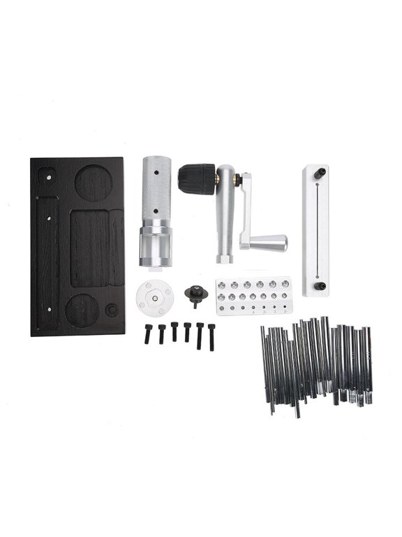 Stainless Steel Manual Jump Ring Maker Machine Jewelry Tool with 20 Mandrel Accessory
