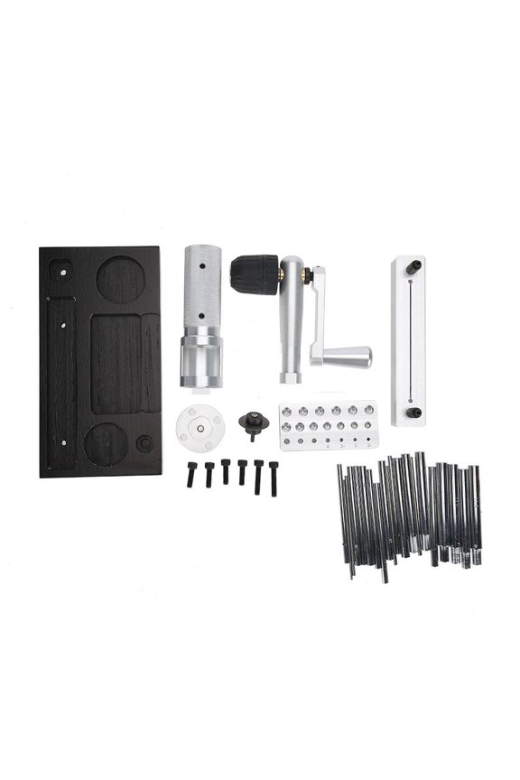 Stainless Steel Manual Jump Ring Maker Machine Jewelry Tool with 20 Mandrel Accessory