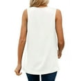 thumbnail image 4 of Tbopshirt Womens Tank Top Women Blouse T-shirt Tunic Tops Loose Casual Sleeveless V-Neck Solid Casual, 4 of 5