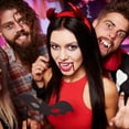 thumbnail image 6 of THHEIC Retractable Realistic Teeth Braces, Halloween Party Dress Up Props, Reusable Fake Teeth for Halloween Carnival Birthday Christmas Party Decorations, 6 of 9