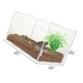 thumbnail image 2 of HAMPPLIES 1 Set Small Reptile Terrarium Transparent Visibility for Lizards and Geckos, 2 of 7