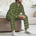 thumbnail image 7 of Goofa largemouth bass for 2-piece Loungewear Set Men’s Sleepwear Set Soft PJs Cozy loungewear Comfy Sleep Set Winter Pajamas-Large, 7 of 7