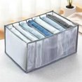 thumbnail image 4 of Matsuzay Cloth Drawer Organizer Pants Storage Divider Washable Foldable Grids 7 Almacenamiento y organización del hogar Grande, 4 of 6