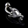 thumbnail image 4 of Devil Heart Belly Button Rings Navel Rings Surgical Steel Bar Stud Belly Navel Piercing Jewelry, 4 of 4