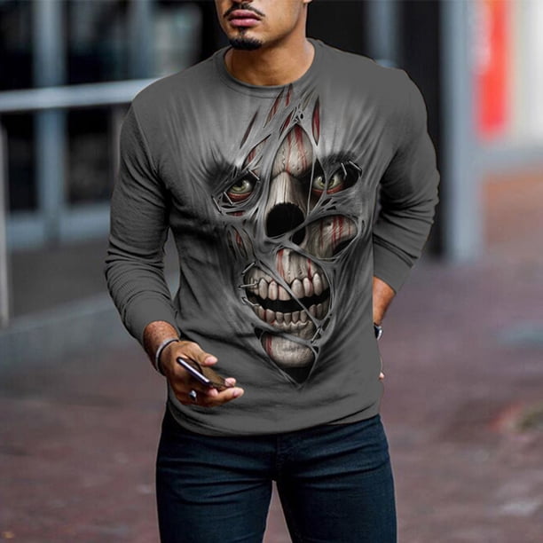 Camiseta de diario unisex para hombre Impresión 3D Estampados