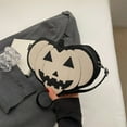 thumbnail image 4 of Monederos Calabaza Halloween para Mujer Bolso Bandolera PU Con (Beige), 4 of 8