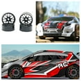 thumbnail image 2 of fastboy 4piece 22.5mm Aluminum Alloy Wheel Rims Compatible With Wltoys 1/28 K969 Metal RC Car Upgrade Racing Tire RC Car red 1Set, 2 of 6