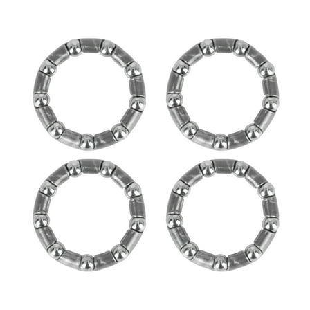 REGALWOVEN 4pcs 31mm x 9 Ball Bearing Cages Crank Bicycle Bearings Mid Axle Wheel Bearing Retainer