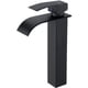 thumbnail image 1 of Grifo para lavabo de baño con caño en cascada, grifo para lavabo de tocador con montaje central, grifo para lavabo de una sola manija,, 1 of 5