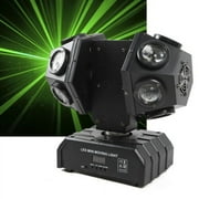 OUKANING 110V /60Hz 160w LED Stage Light Moving Head Disco Beam Laser Light Three-in-one