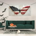thumbnail image 2 of Pofeuu American Flag Butterfly Wall Print Colorful Yard Festival Banner Sign Party Outdoor & Indoor Party Decoration Banne Festival Yard Sign-Small, 2 of 8