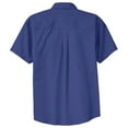 thumbnail image 6 of Yellow Rooster Men's Short Sleeve Easy Care Shirt Mediterranean Blue M, 6 of 6