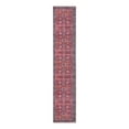 thumbnail image 7 of Unique Loom Maahru Collection Area Rug - Blood Moon (2' x 10' Runner Antique Red/Blue), 7 of 7
