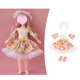 thumbnail image 5 of Ropa de muñeca para bebé, muñeca , para jugar, colecciones de disfraces con accesorios cabello, ropa informal , yotijar Trajes de muñecas BJD, 5 of 10
