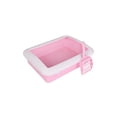 thumbnail image 2 of Open Litter Box for Cats with Spatter Proof Design, Deep Sides, and Detachable Layers for Easy Cleaning - Large Capacity for Small to Medium Pets, 2 of 6