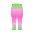 thumbnail image 5 of RYRJJ Tie Dye Capri Leggings for Women High Waisted Stretch Knee Length Leggings Casual Summer Workout Athletic Running Yoga Capris Pants, 5 of 5